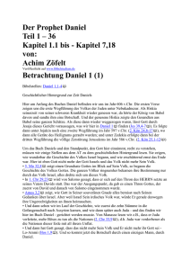 Der Prophet Daniel (20)