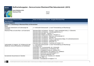 Haack Weltatlas Rheinland-Pfalz Sekundarstufe I