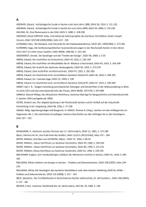 Beitr&auml;ge in den Publikationen des AGV 1879 &ndash; 2015