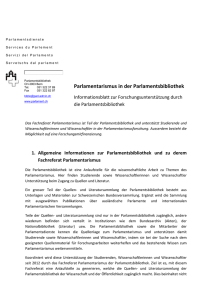 Informationen f&uuml;r wissenschaftliche Arbeiten