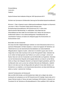 Pressemitteilung Sprachmania Bundessieg