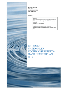 gebiete mit potenziellem signifikantem hochwasserrisiko