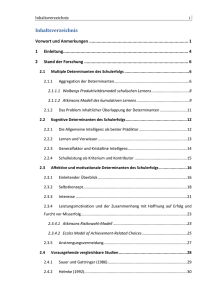 Die Arbeit ist in einen theoretischen und einen empirischen Teil