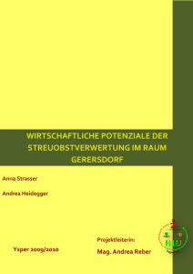 Anna Strasser - HLUW Yspertal