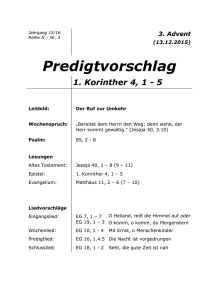 3. Advent - Zentrum Verkündigung der EKHN