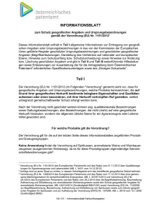 Teil II - Das Österreichische Patentamt