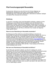 Das Reussdelta, Textdatei - Mykologische Gesellschaft Luzern