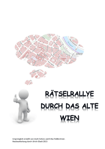 R&auml;tselrallye durch das alte Wien Inhalt