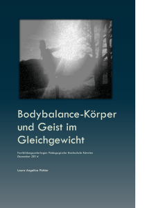 Bodybalance-Körper und Geist im Gleichgewicht