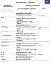 Bausteine für ein Schulcurriculum