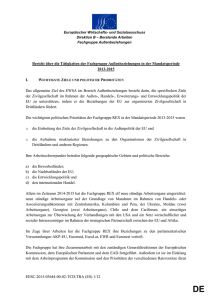 Bericht &uuml;ber die Mandatsperiode