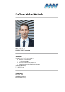 Profil - Michael Wettach