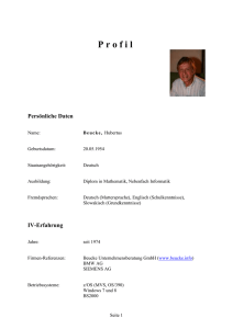 Profil - Beucke Unternehmensberatung GmbH