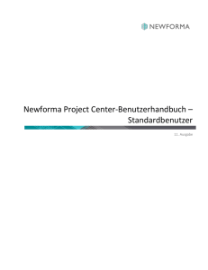 Newforma ® Project Center-Benutzerhandbuch