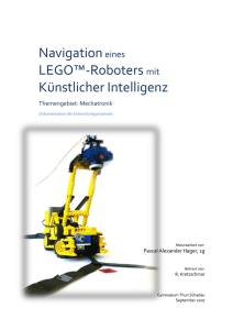 Navigation eines LEGO-Roboters mit Künstlicher