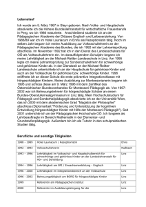 Berufliche und sonstige T&auml;tigkeiten