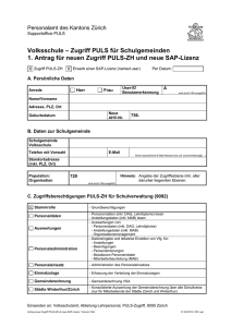 D. SAP-Lizenz und Kostenverteilung