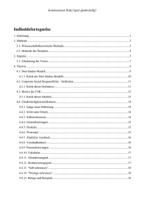 Anlage 1: &ldquo;Unser Engagement in Nicaragua&rdquo; Der empirische