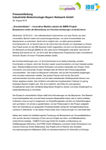 PM IBB Netzwerk GmbH BioPlastik Knochenkleber DE.