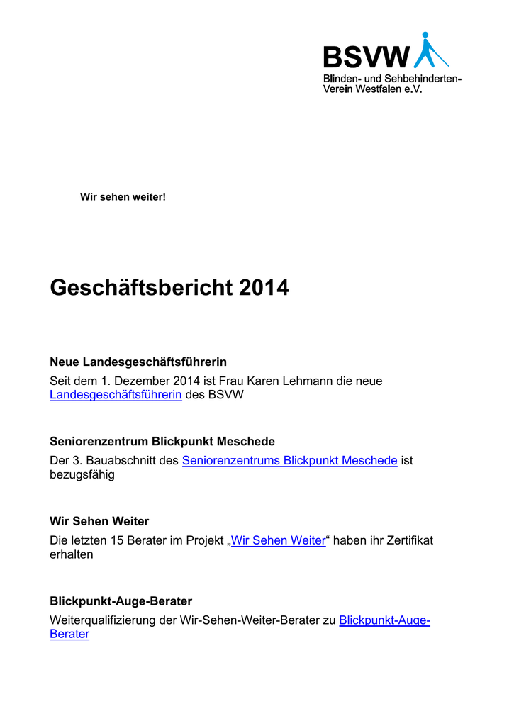 Download Geschaftsbericht 14 Des Bsvw Als Word