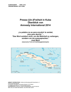 Pressefreiheit auf Kuba