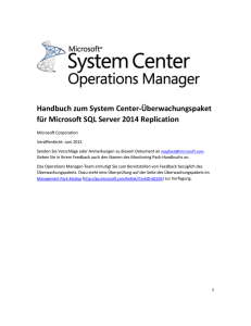 Microsoft SQL Server 2014 Replication