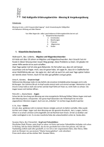 1. a Kalligrafie Healing Erfahrungsberichte