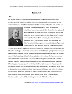 Robert Koch - Deutschdrang