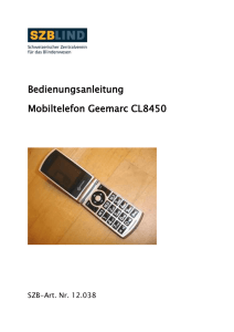 Bedienungsanleitung
