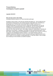 Pressemitteilung Dreifaltigkeits-Hospital Lippstadt Lippstadt, 26.02