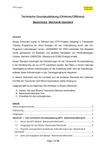 Basismodul Mechanik - ADAM - Leonardo da Vinci Projects and