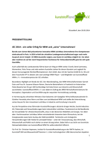 Pressemitteilung - kunststoffland NRW
