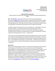 DataXu akquiriert den kalifornischen Spezialisten für