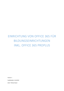 &Uuml;berpr&uuml;fen der Berechtigung f&uuml;r Microsoft Office 365 Education