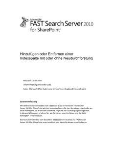 FAST Search Server 2010 for SharePoint