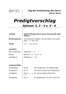 Tag der Erscheinung des Herrn - Zentrum Verkündigung der EKHN