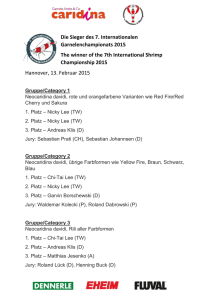 Gruppe/Category 1 - 8. Internationales Garnelenchampionat