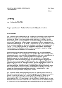 Drucksache 16/3838 - Piratenfraktion im Landtag NRW