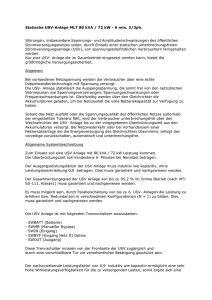 Leistungsverzeichnis MLT 80 kVA - J. Schneider Elektrotechnik GmbH