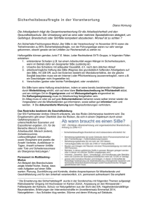 Sicherheitsbeauftragte in der Verantwortung (pdf)