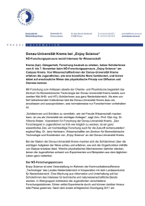 Enjoy Science - Donau