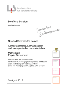 Bedeutung der Icons - Landesbildungsserver Baden