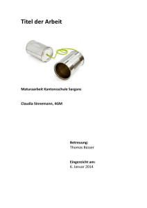 Dokumentvorlage Abschlussarbeiten