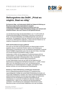 PRESSEMITTEILUNG - Deutsche Säge