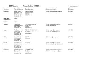 ESV Luzern Ressortleitung 2014