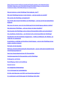 Artikelserie &raquo;Fl&uuml;chtlinge im Enzkreis