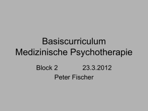 Medizinische Psychotherapie