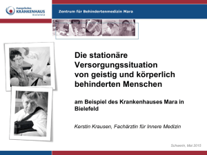 Vortrag Frau Kerstin Krausen, Krankenhaus Mara