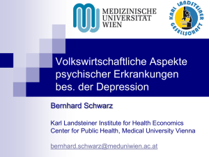Präsentation Univ.-Prof. Dr. Bernhard Schwarz