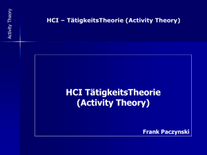 Präsentation (HCI-Tätigkeitstheorie)